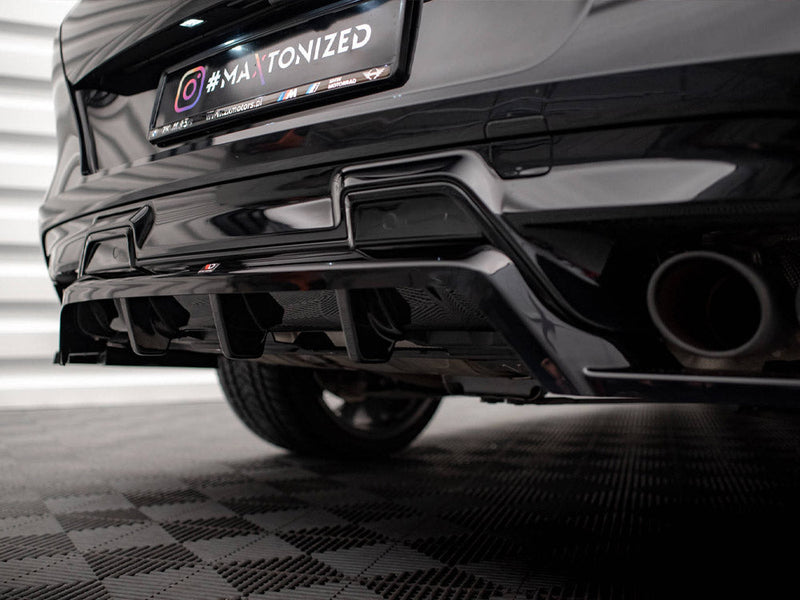 Maxton Design - CENTRAL REAR SPLITTER (VERTICAL BARS) BMW X6 M F96