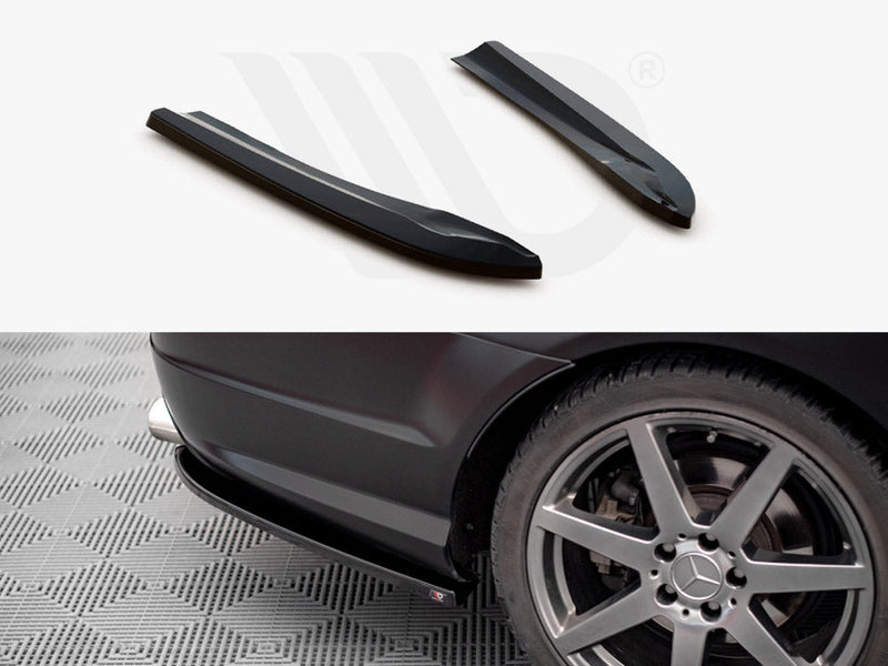 Maxton Design - REAR SIDE SPLITTERS MERCEDES C COUPE AMG-LINE C204/S204/W204