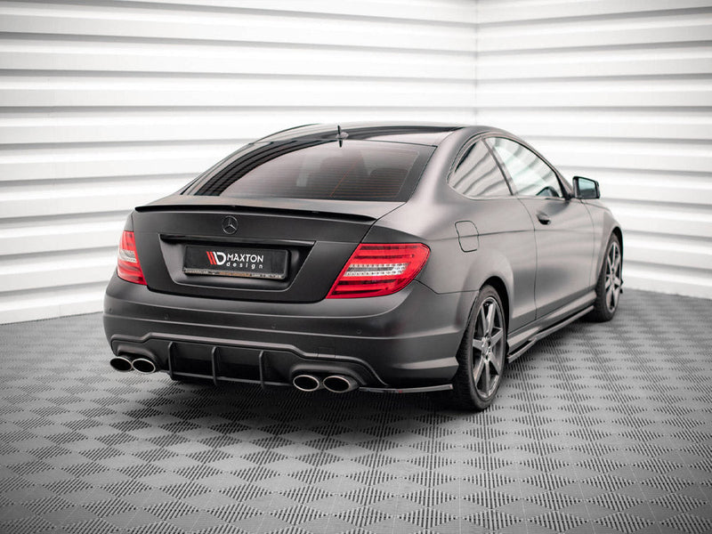Maxton Design - REAR SIDE SPLITTERS MERCEDES C COUPE AMG-LINE C204/S204/W204
