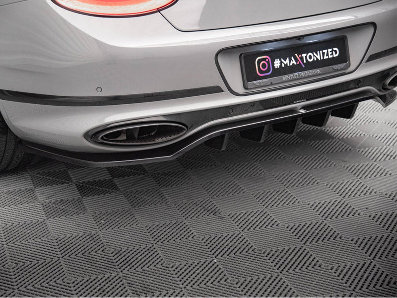 Maxton Design - CENTRAL REAR SPLITTER (VERTICAL BARS) BENTLEY CONTINENTAL GT MK3