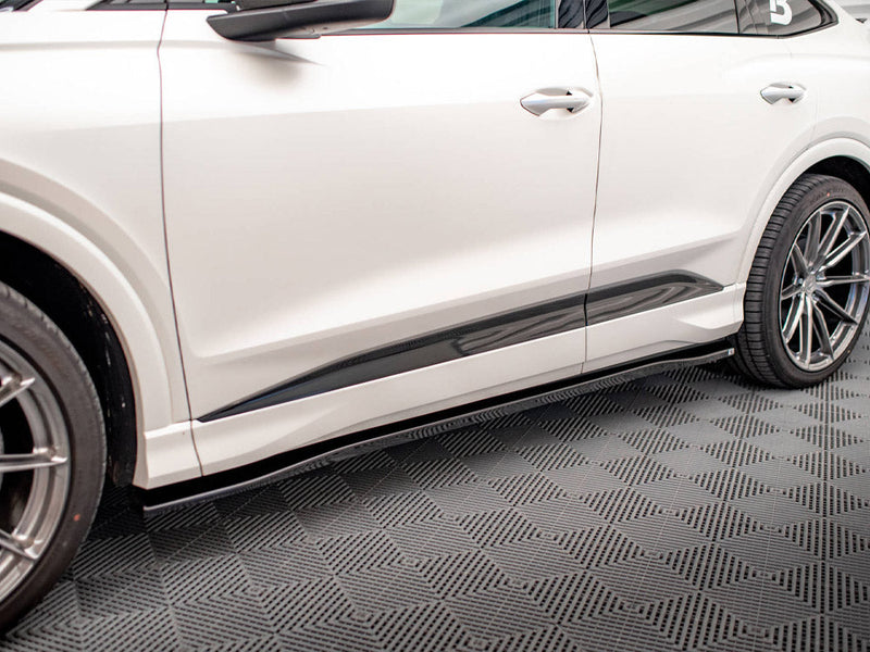 Maxton Design - SIDE SKIRTS DIFFUSERS AUDI Q4 E-TRON SPORTBACK MK1