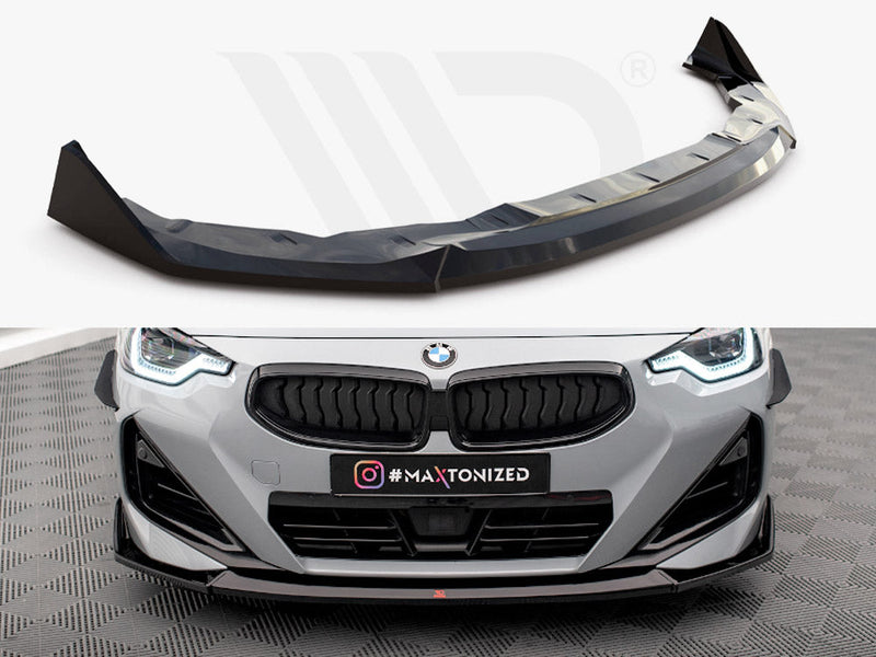 Maxton Design - FRONT SPLITTER V.3 BMW 2 COUPE M-PACK / M240I G42