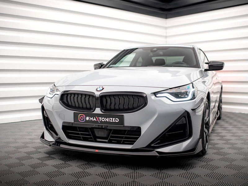 Maxton Design - FRONT SPLITTER V.3 BMW 2 COUPE M-PACK / M240I G42