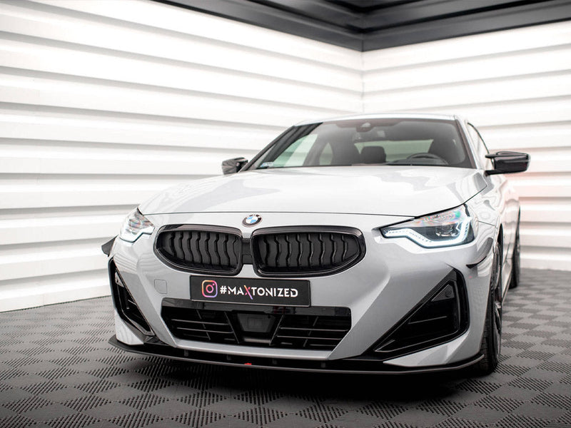 Maxton Design - STREET PRO FRONT SPLITTER BMW 2 COUPE M-PACK / M240I G42