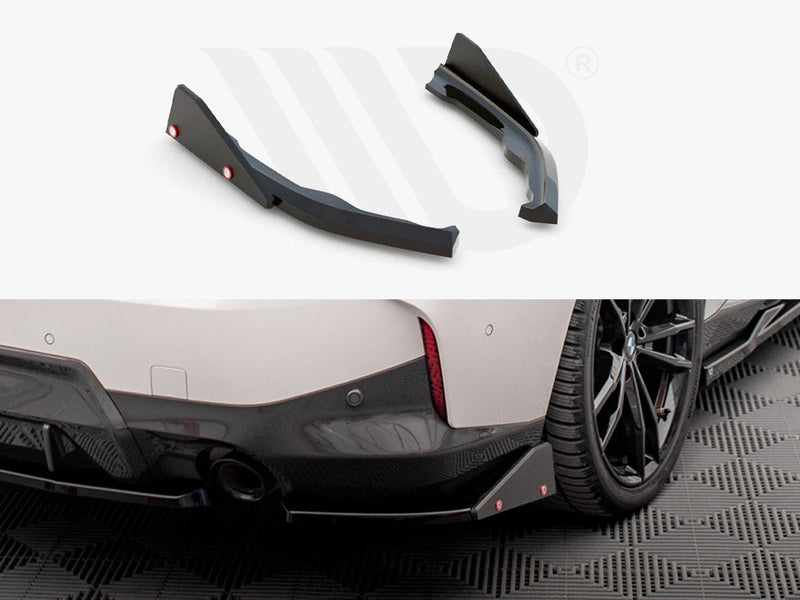 Maxton Design - REAR SIDE SPLITTERS V.2 + FLAPS BMW 2 COUPE M-PACK G42