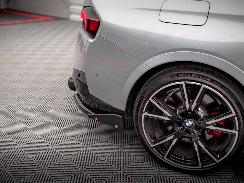 Maxton Design - REAR SIDE SPLITTERS V.2 + FLAPS BMW 2 COUPE M240I G42