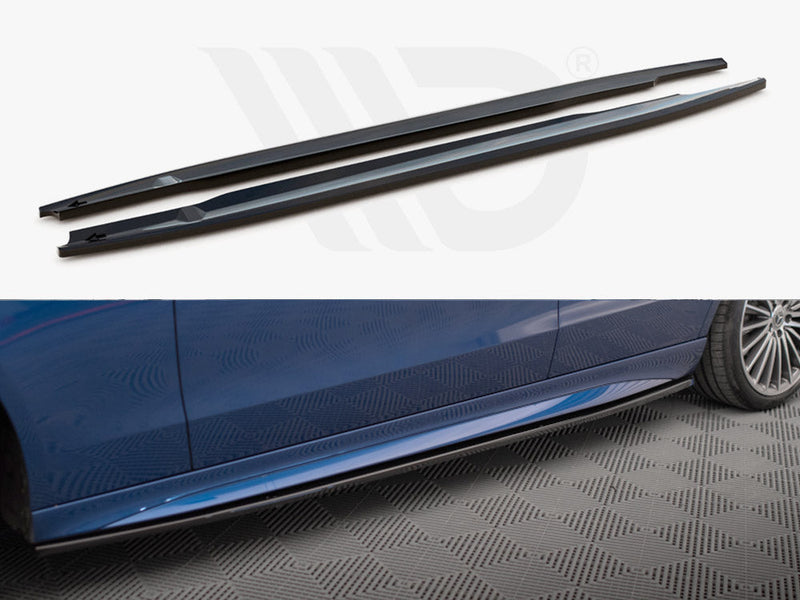Maxton Design - SIDE SKIRTS DIFFUSERS MERCEDES C AMG-LINE W206  / 43 AMG W206