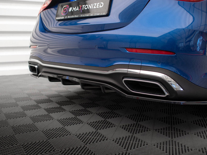 Maxton Design - CENTRAL REAR SPLITTER (VERTICAL BARS) MERCEDES C AMG-LINE W206