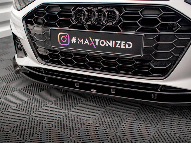 Maxton Design - FRONT SPLITTER V.1 AUDI A4 S-LINE / S4 B9 FACELIFT