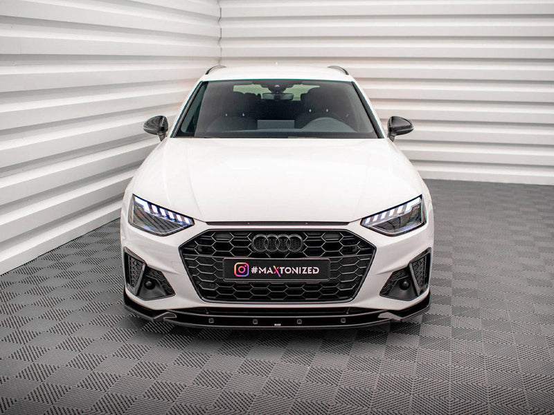 Maxton Design - FRONT SPLITTER V.1 AUDI A4 S-LINE / S4 B9 FACELIFT