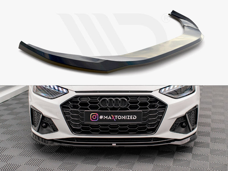 Maxton Design - FRONT SPLITTER V.2 AUDI A4 S-LINE / S4 B9 FACELIFT