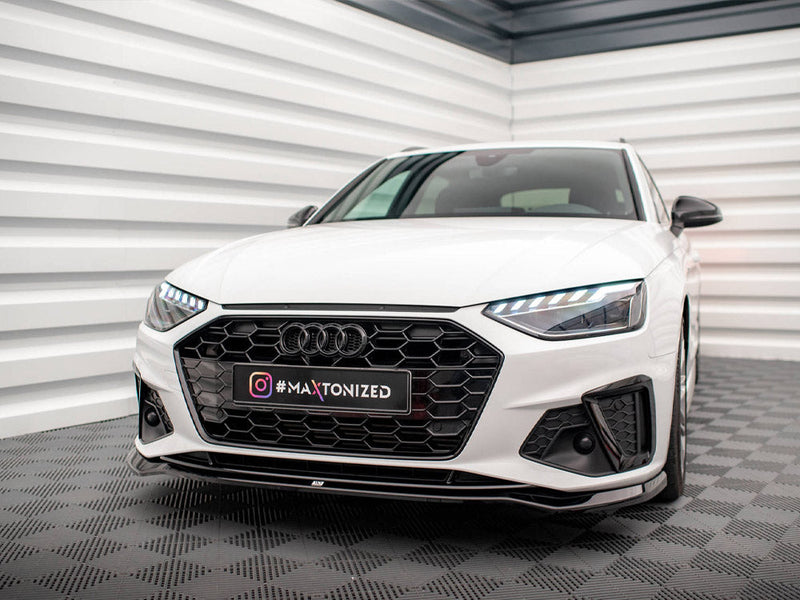 Maxton Design - FRONT SPLITTER V.2 AUDI A4 S-LINE / S4 B9 FACELIFT