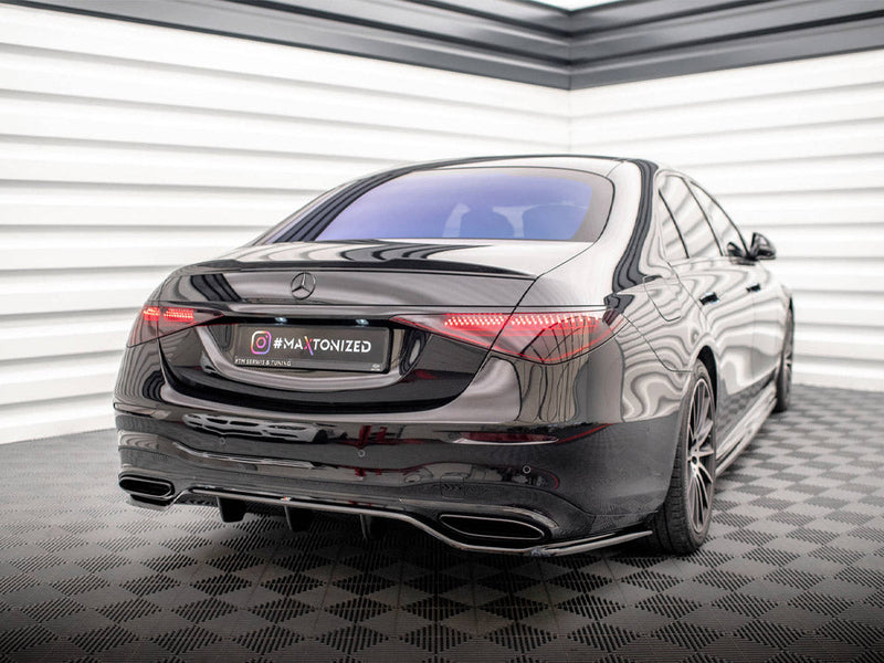 Maxton Design - CENTRAL REAR SPLITTER (VERTICAL BARS) MERCEDES S AMG-LINE W223