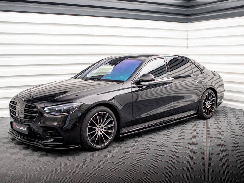 Maxton Design - SIDE SKIRTS DIFFUSERS MERCEDES S LONG AMG-LINE V223