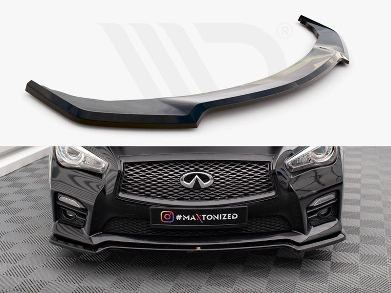 Maxton Design - FRONT SPLITTER V.1 INFINITI Q50 S MK1