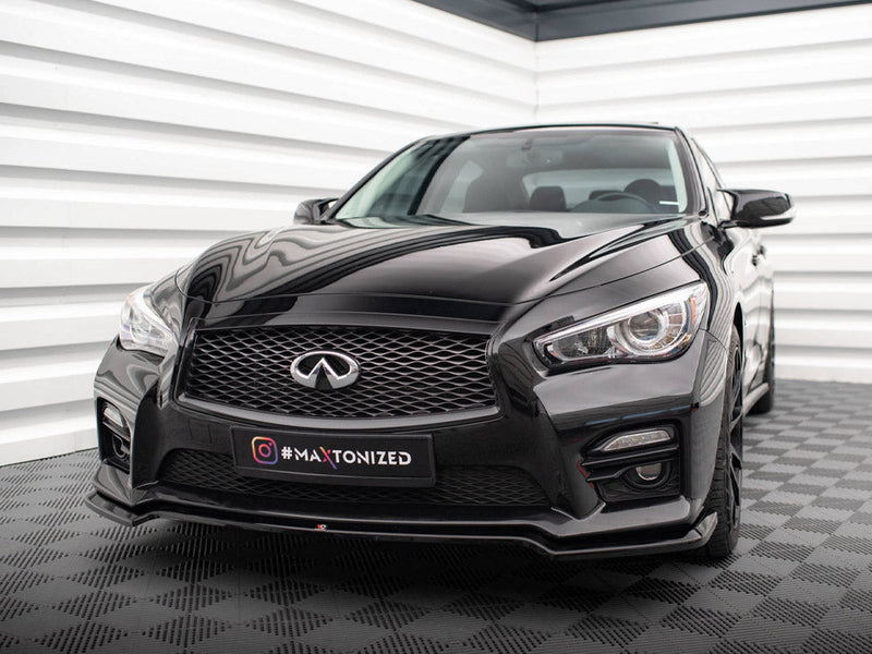 Maxton Design - FRONT SPLITTER V.1 INFINITI Q50 S MK1