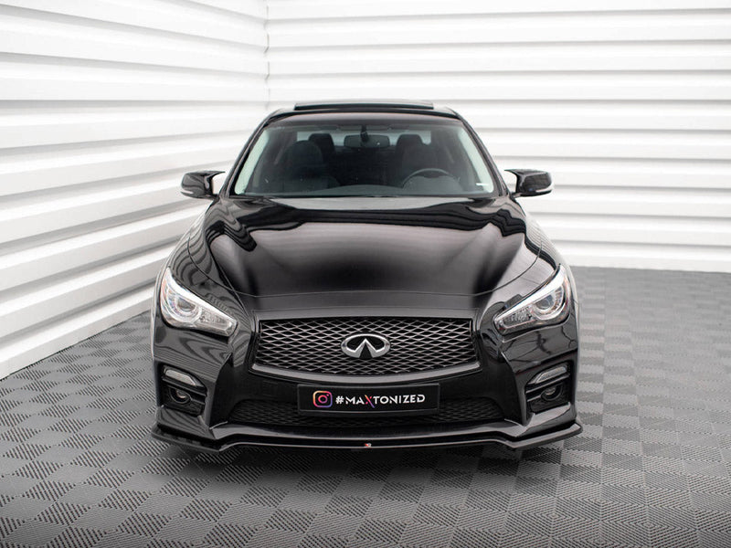 Maxton Design - FRONT SPLITTER V.1 INFINITI Q50 S MK1