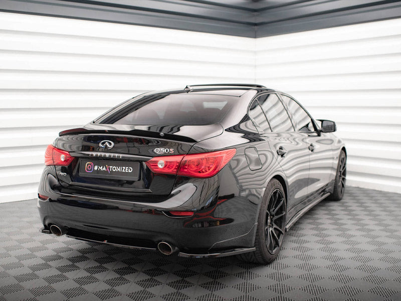 Maxton Design - REAR SIDE SPLITTERS INFINITI Q50 S MK1