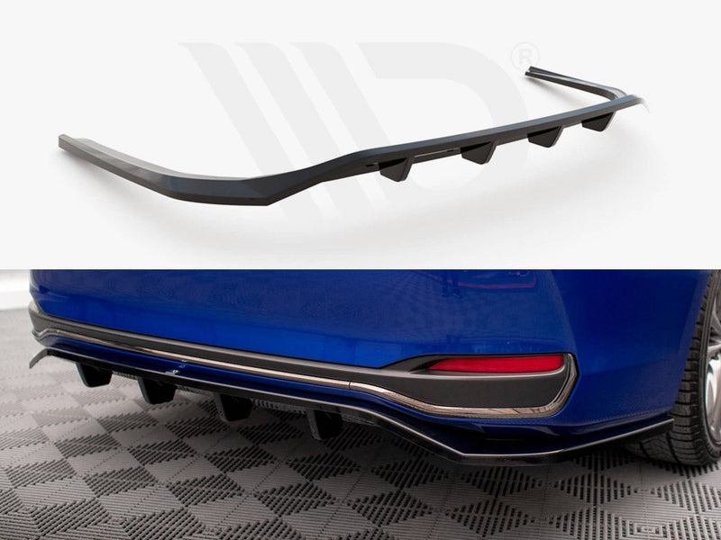 Maxton Design - REAR SPLITTER (VERTICAL BARS) LEXUS ES F SPORT MK7