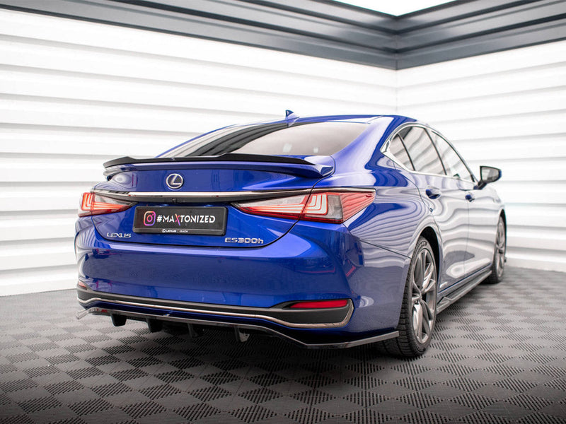 Maxton Design - REAR SPLITTER (VERTICAL BARS) LEXUS ES F SPORT MK7