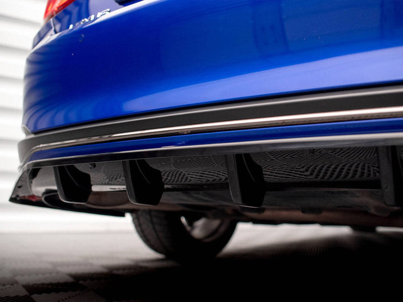 Maxton Design - REAR SPLITTER (VERTICAL BARS) LEXUS ES F SPORT MK7