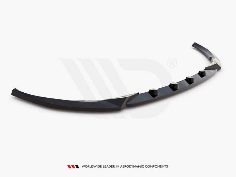 Maxton Design - FRONT SPLITTER V.2 MERCEDES C AMG LINE / C43 AMG SEDAN / COUPE W205 / C205 FACELIFT