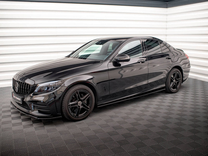 Maxton Design - Side Skirts Diffusers Mercedes-Benz C43 / C AMG-Line Sedan / Estate W205 / S205 Facelift