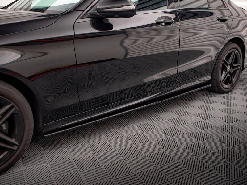Maxton Design - Side Skirts Diffusers Mercedes-Benz C43 / C AMG-Line Sedan / Estate W205 / S205 Facelift