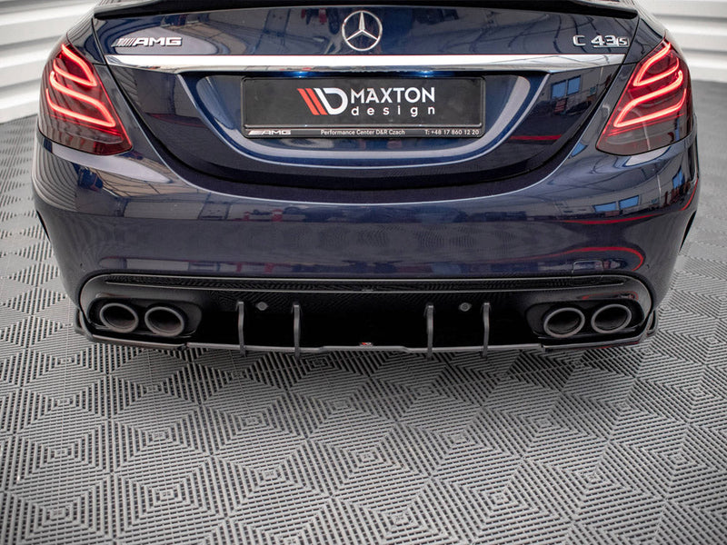 Maxton Design - Street PRO Rear Diffuser Mercedes-AMG C43 Sedan / Estate W205 / S205 Facelift