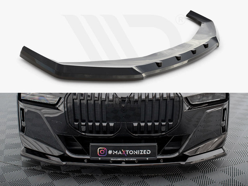 Maxton Design - FRONT SPLITTER V.1 BMW 7 M-PACK / M760E G70