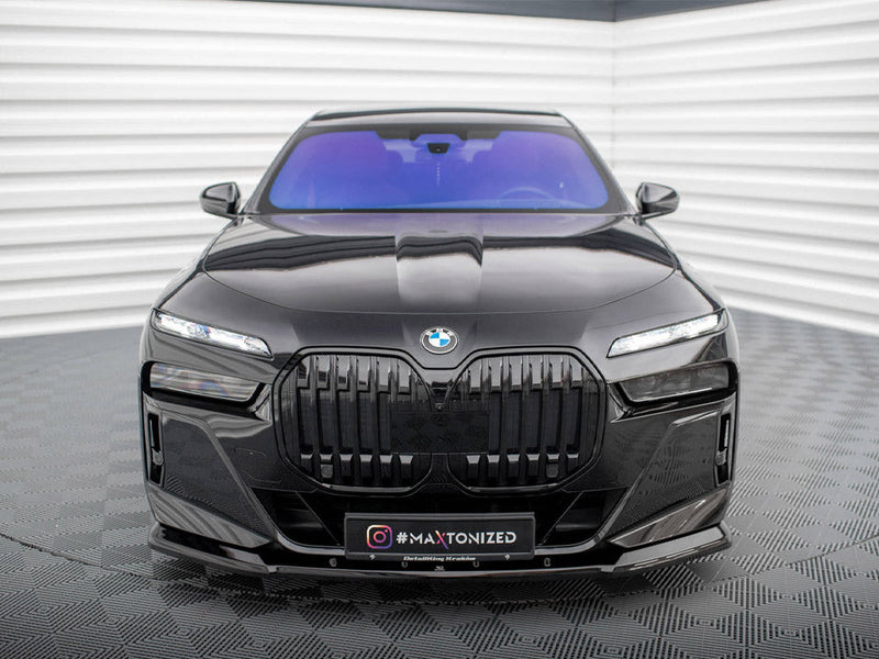 Maxton Design - FRONT SPLITTER V.1 BMW 7 M-PACK / M760E G70