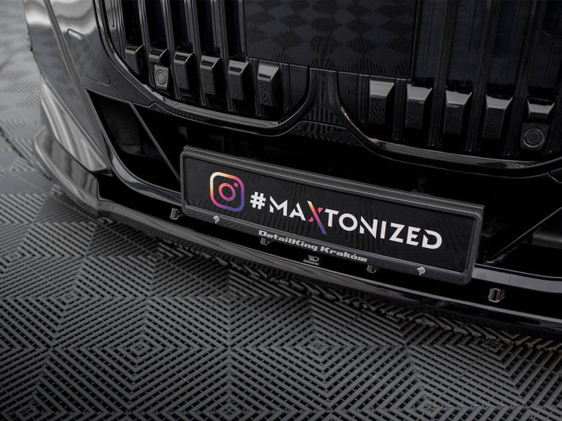 Maxton Design - FRONT SPLITTER V.1 BMW 7 M-PACK / M760E G70