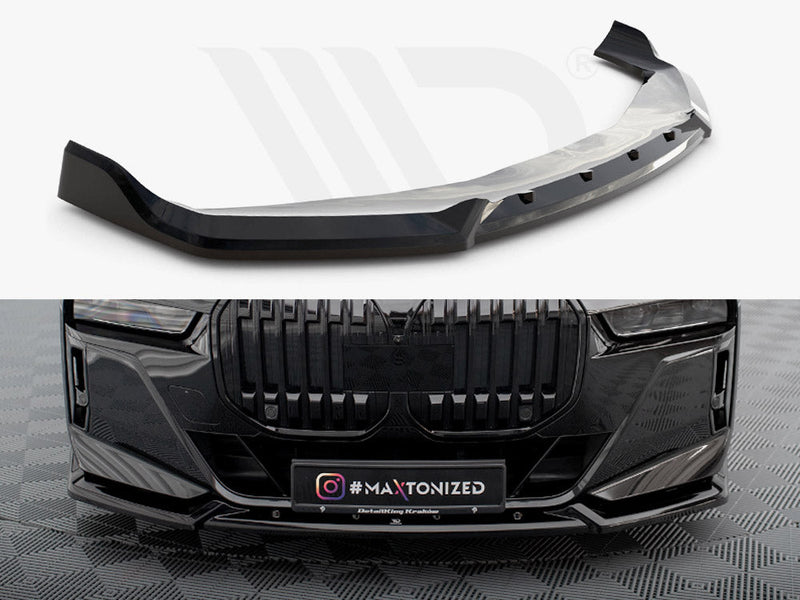 Maxton Design - FRONT SPLITTER V.2 BMW 7 M-PACK / M760E G70