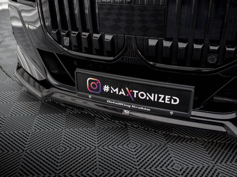 Maxton Design - FRONT SPLITTER V.3 BMW 7 M-PACK / M760E G70