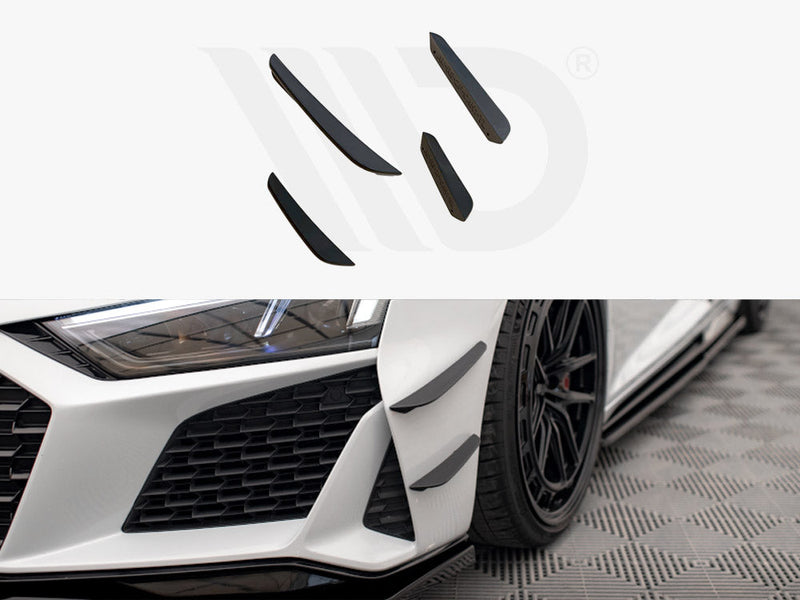 Maxton Design - FRONT BUMPER WINGS (CANARDS) AUDI R8 MK2 FACELIFT