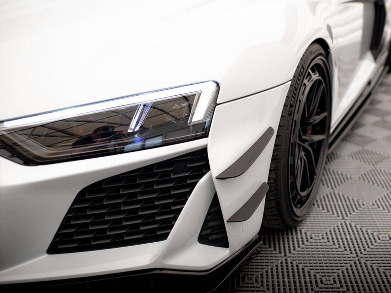 Maxton Design - FRONT BUMPER WINGS (CANARDS) AUDI R8 MK2 FACELIFT