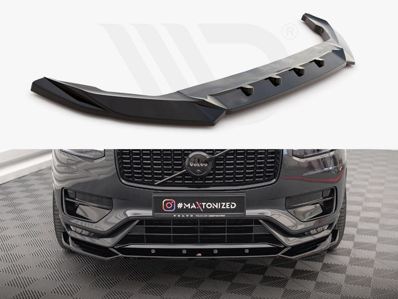Maxton Design - FRONT SPLITTER V.1 VOLVO XC90 R-DESIGN MK2 FACELIFT