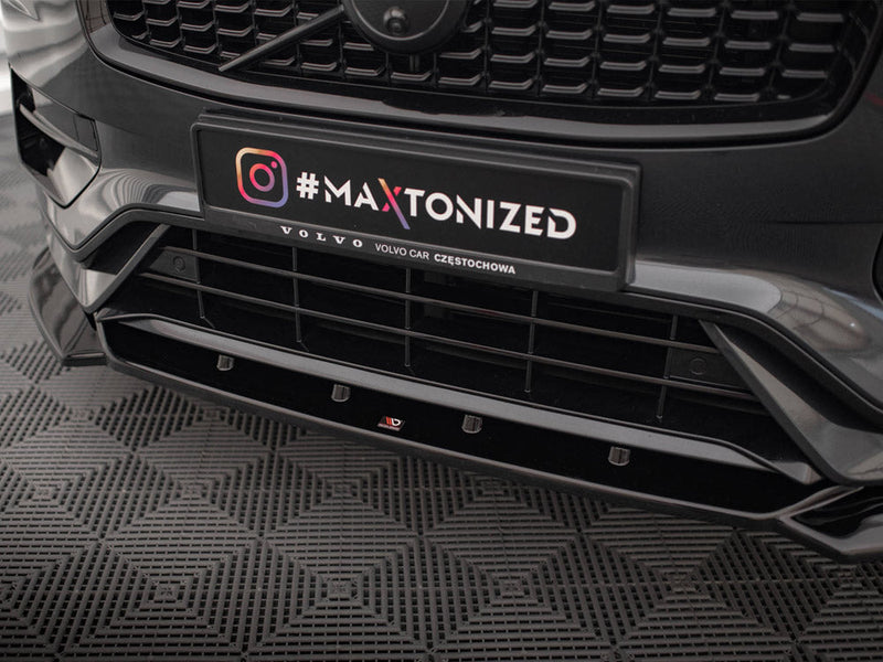 Maxton Design - FRONT SPLITTER V.1 VOLVO XC90 R-DESIGN MK2 FACELIFT