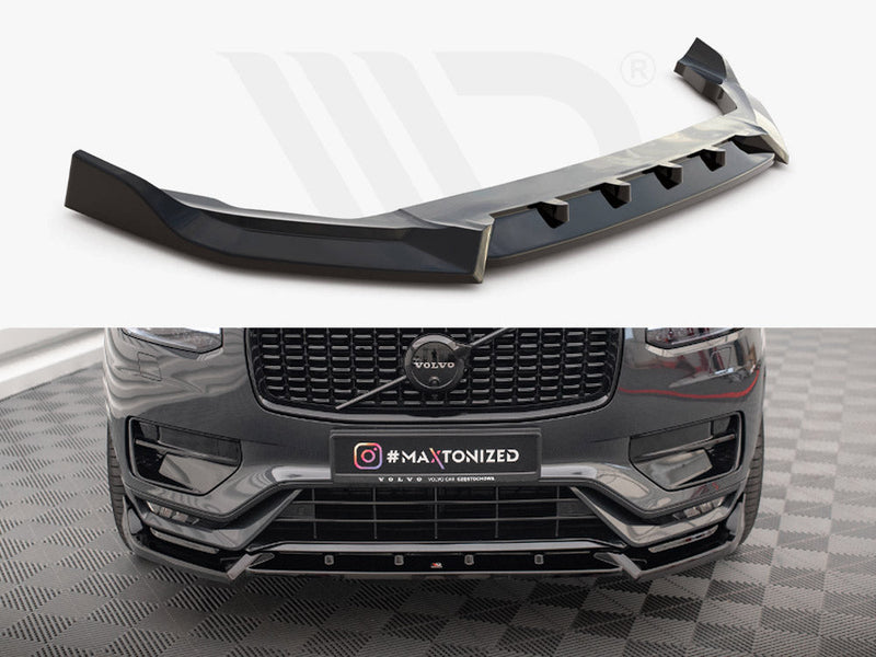 Maxton Design - FRONT SPLITTER V.2 VOLVO XC90 R-DESIGN MK2 FACELIFT