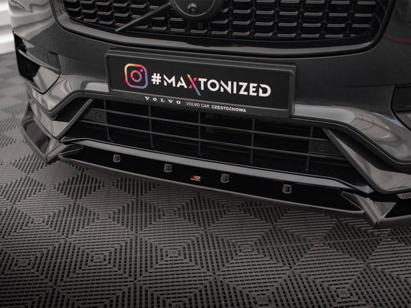 Maxton Design - FRONT SPLITTER V.2 VOLVO XC90 R-DESIGN MK2 FACELIFT