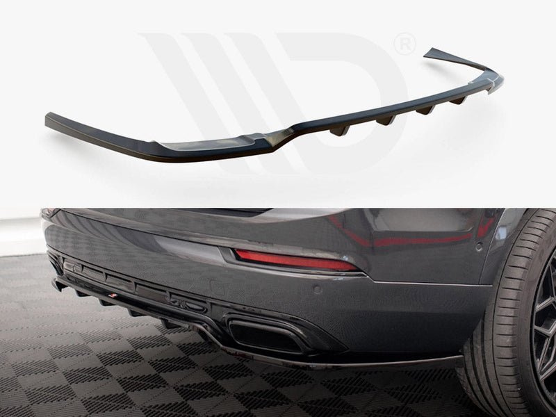 Maxton Design - CENTRAL REAR SPLITTER (VERTICAL BARS) VOLVO XC90 R-DESIGN MK2 FACELIFT