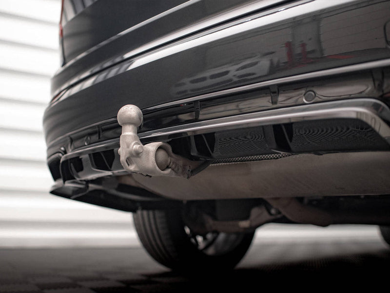 Maxton Design - CENTRAL REAR SPLITTER (VERTICAL BARS) VOLVO XC90 R-DESIGN MK2 FACELIFT