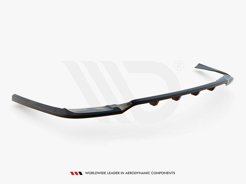 Maxton Design - CENTRAL REAR SPLITTER (VERTICAL BARS) VOLVO XC90 R-DESIGN MK2 FACELIFT