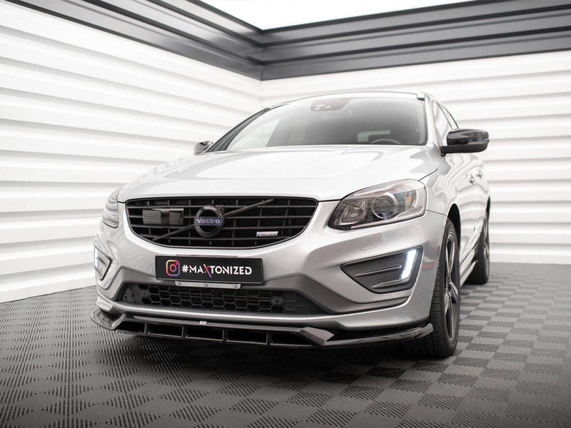 Maxton Design - FRONT SPLITTER VOLVO XC60 R-DESIGN MK1 FACELIFT