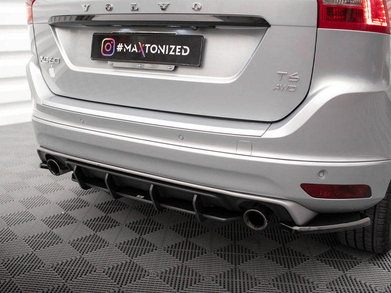 Maxton Design - STREET PRO REAR DIFFUSER VOLVO XC60 R-DESIGN MK1 FACELIFT