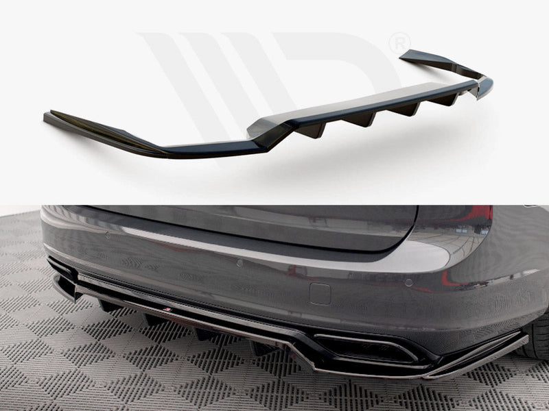 Maxton Design - Rear Splitter (Vertical Bars) Volvo V90 / S90 R-Design Mk2