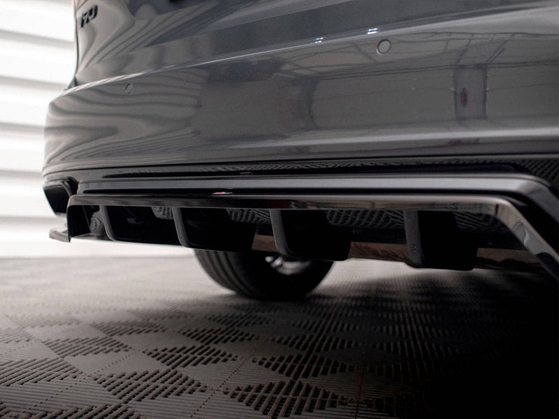 Maxton Design - Rear Splitter (Vertical Bars) Volvo V90 / S90 R-Design Mk2