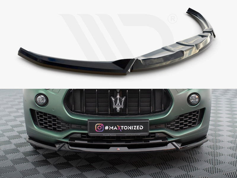 Maxton Design - FRONT SPLITTER V.1 MASERATI LEVANTE MK1