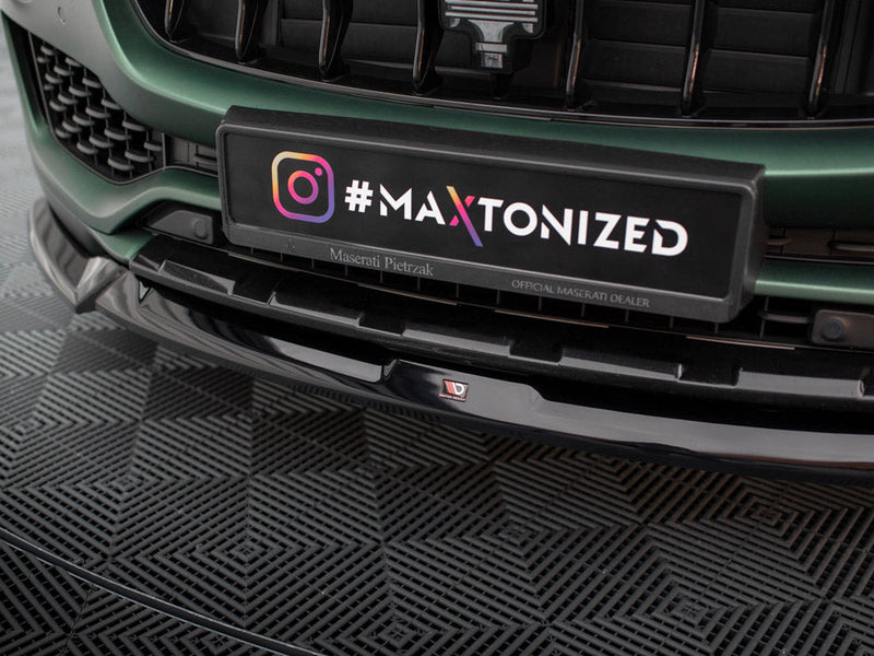 Maxton Design - FRONT SPLITTER V.1 MASERATI LEVANTE MK1