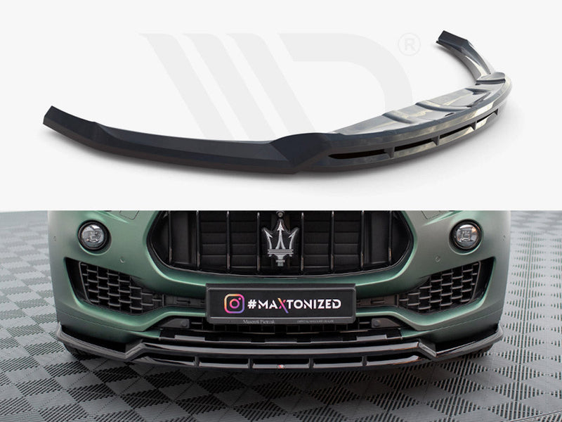 Maxton Design - FRONT SPLITTER V.2 MASERATI LEVANTE MK1